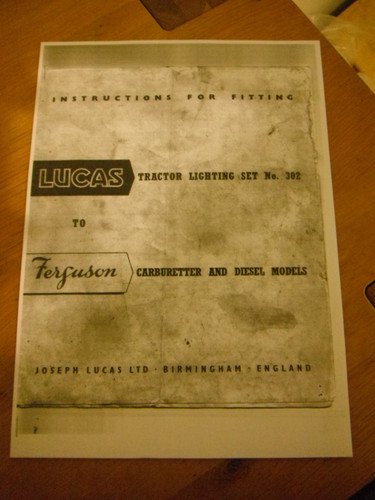 Trattore ferguson - te,